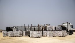 ABD, Gazze’de kurulan geçici limandan yardım tırlarının çıkmaya başladığını bildirdi