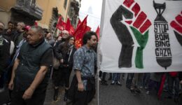 İtalya’da 1 Mayıs yürüyüşleri Filistin’e destek gösterilerine sahne oldu