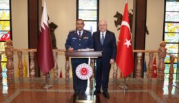 Bakan Güler, Katar Genelkurmay Başkanı’nı kabul etti